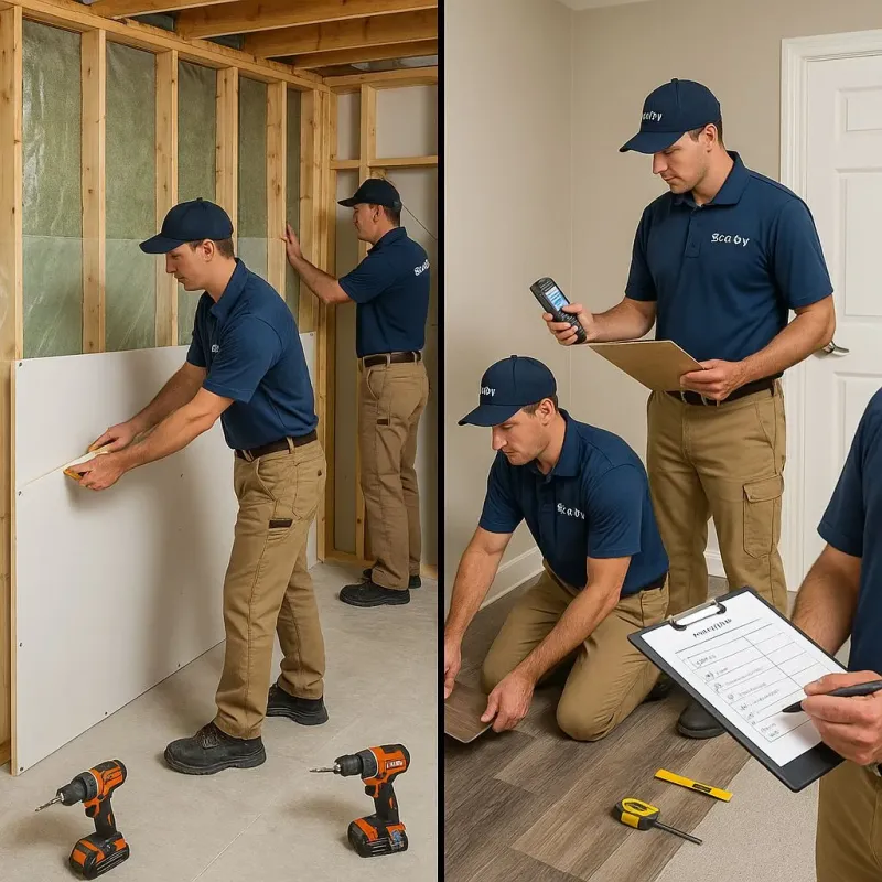 Repairs and Reconstruction process in Avoca, IA